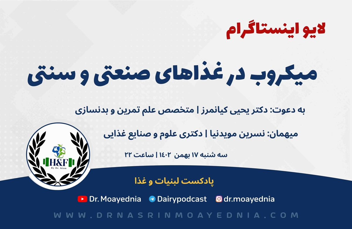 میکروب در غذاهای صنعتی و سنتی